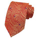 Red Gold Silk Tie for Men Classy Elegant Accessory