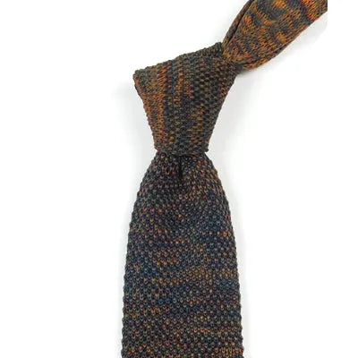 Multicolor Knitted Tie for Men - Classy Fashion Accessory
