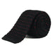 Mens Black and Red Dot Square Knit Tie - Classy Accessory for Formal Attire