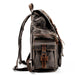 Classic Brown Leather Backpack