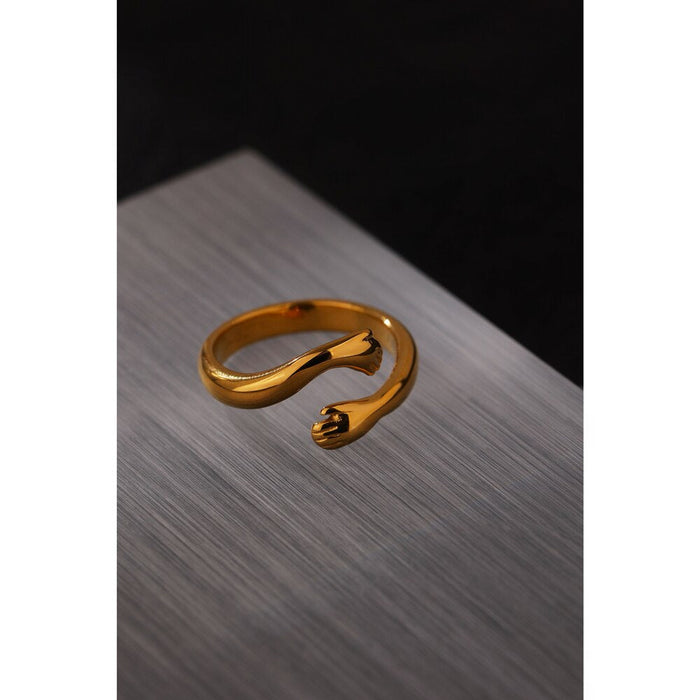 Elegant Design Golden Ring for Women