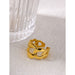 Exclusive Stylish Golden Ring for Women