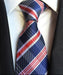 Mens Pink Striped Silk Tie for Classy Formal Occasions