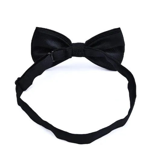 Red and Silver Deluxe Pre-Tied Bow Tie for Classy Men