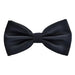 Deluxe Black Pre-Tied Bow Tie for Classy Men