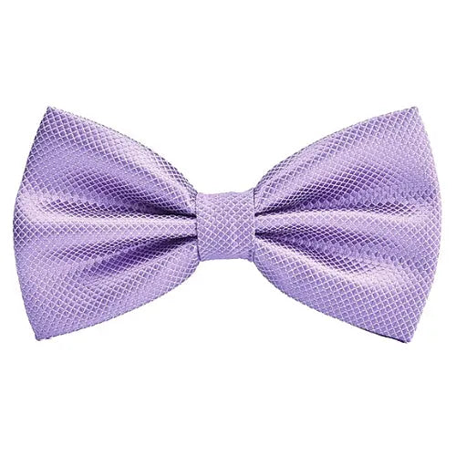Deluxe Pre-Tied Bow Tie for Men in Classy Lilac