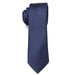 Classy Men Plain Blue Skinny Tie