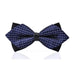 Blue Squared Pre-Tied Diamond Bow Tie for Classy Men