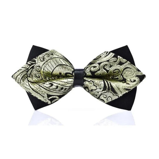 True Paisley Pre-Tied Diamond Bow Tie for Classy Men