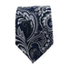 Dark Grey Floral Silk Tie for Men - Classy and Elegant Accessory