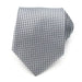 Silver Hatch Silk Tie for Men Elegant Accessory for Formal Events