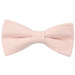 Pastel Pink Cotton Pre-Tied Bow Tie for Classy Men