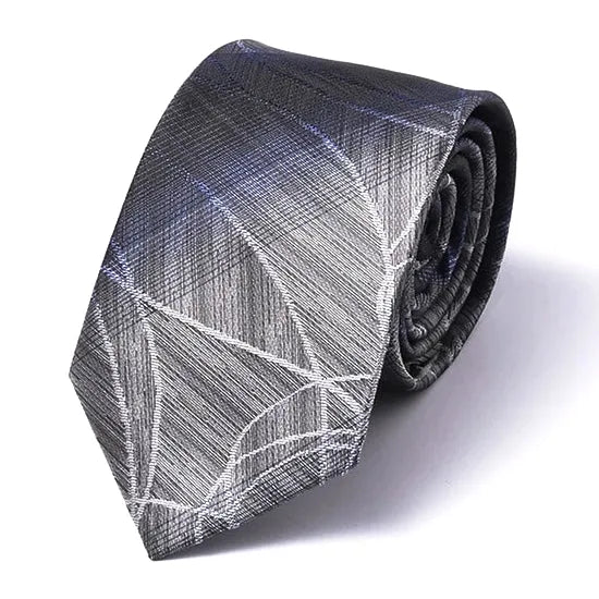Silk Skinny Tie for Men - Classy Multi-Dimensional Design