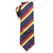 Skinny Tie in Blue Red Yellow for Classy Men