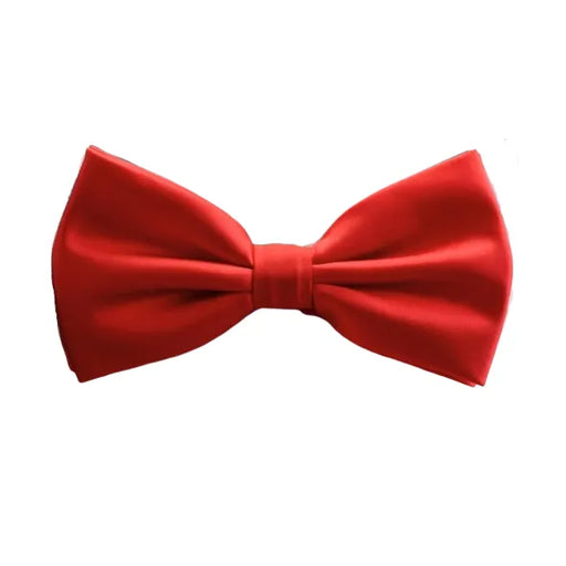 Red Silk Pre-Tied Bow Tie for Classy Men