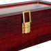 Luxury Designer Red Wooden Watch Holder Case