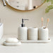 Luxury 5-Piece Bathroom Accessories Set – Elegant Spa-Inspired Decor