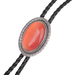 retro bolo tie with leather cord