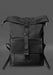 Modern Black Backpack – Urban Design with a Clean Aesthetic