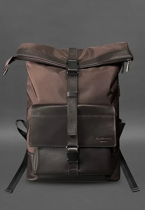 Urban Dark Brown Backpack – Sleek and Functional Design for Daily Use