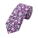 Vintage Flower Tie – 100% Cotton Skinny Necktie for Grooms