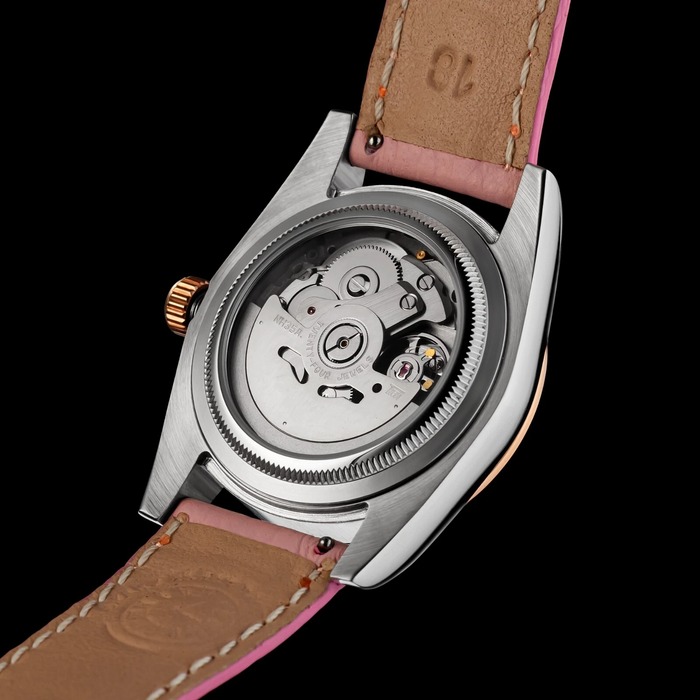 Pink Automatic Luxury Watch for Women – Sophistication Timepiece
