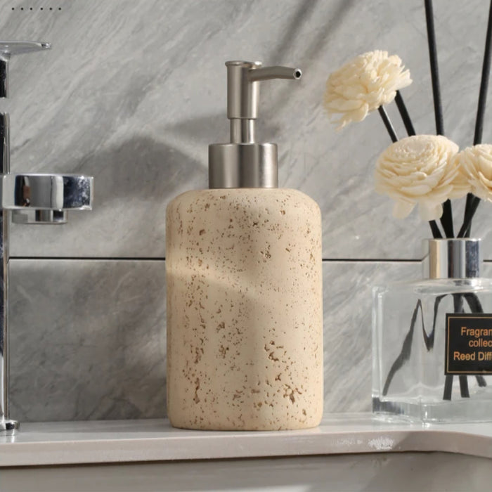 Sandstone Bathroom Set – Natural Stone Elegance and Modern Design