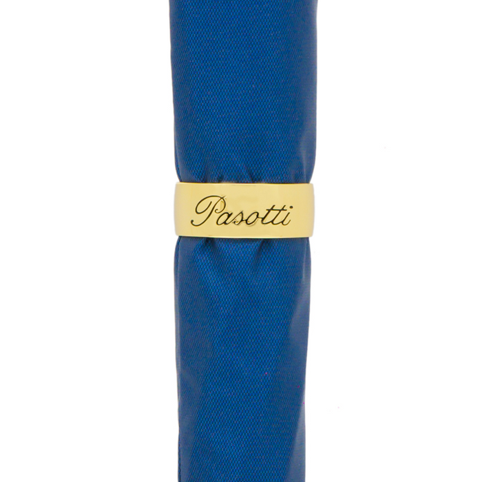 best blue umbrella with gold lion handle