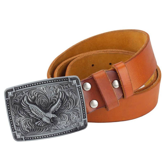 High-quality leather belts for men