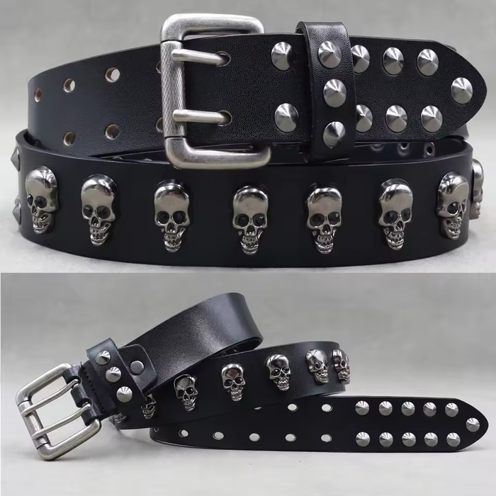skull belt for men