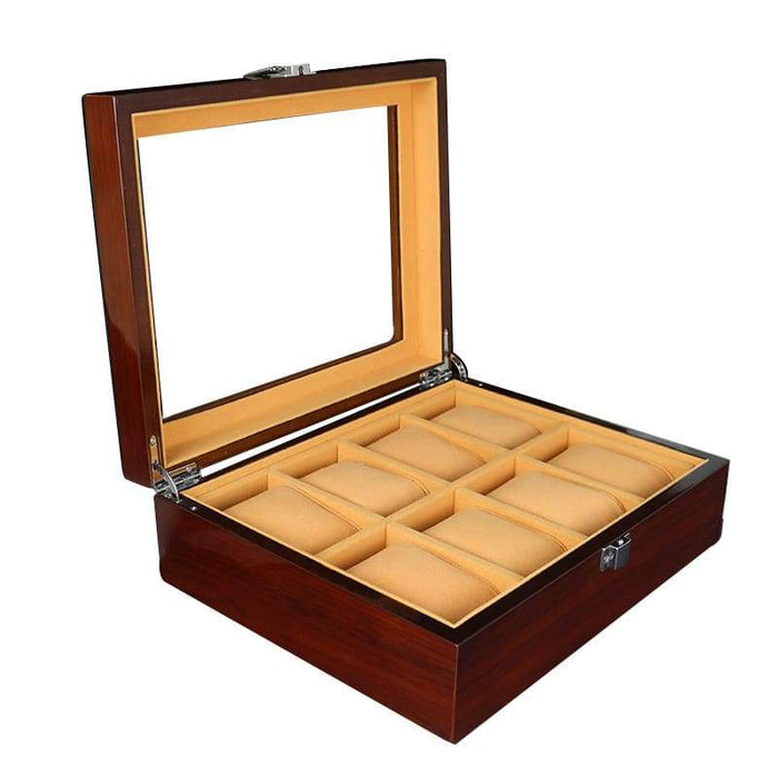 Wooden Watch Organizer with 8 Slots