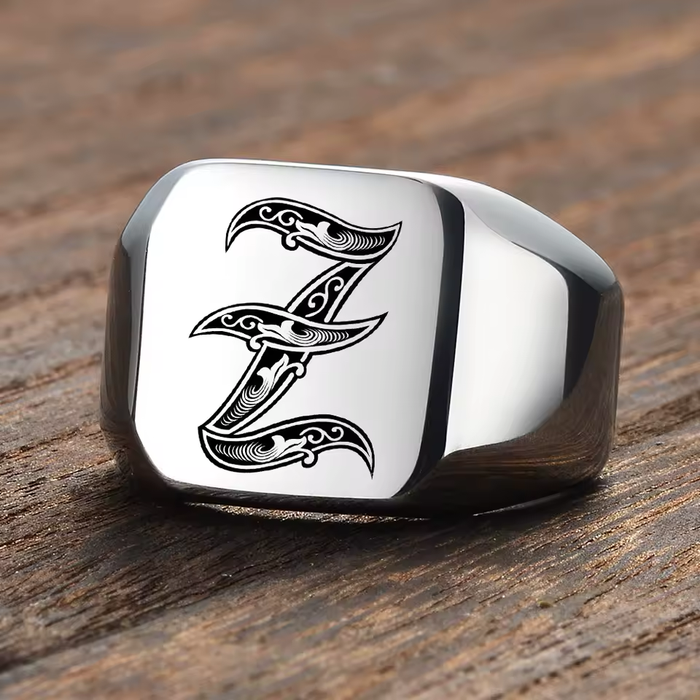stylish mens stainless steel ring