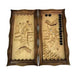 Wooden Backgammon Decorated With Hand Carving, 60×30×9 cm