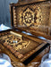 Wooden Backgammon Decorated With Hand Carving, 60×30×9 cm