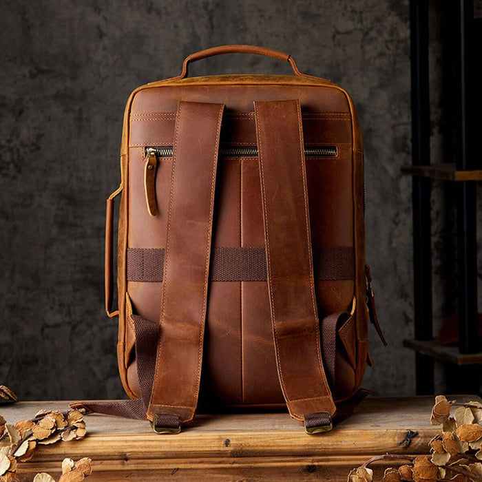 Handmade Vintage Cowhide Backpack