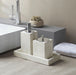 Travertine Bathroom Accessories Set – Natural Elegance