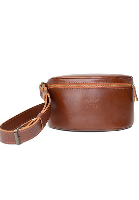 Genuine Leather Waist Bag – Compact and Functional Design