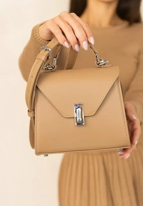 Women's Leather Crossbody Bag – Elegant, Compact and Handcrafted