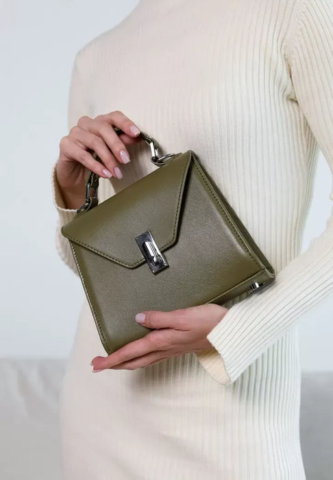 Women's Leather Crossbody Bag – Elegant, Compact and Handcrafted