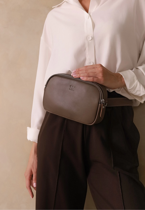 Genuine Leather Waist Bag for Women – Chic and Functional