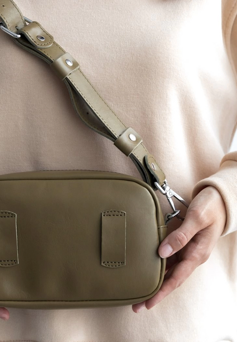 Genuine Leather Waist Bag for Women – Chic and Functional