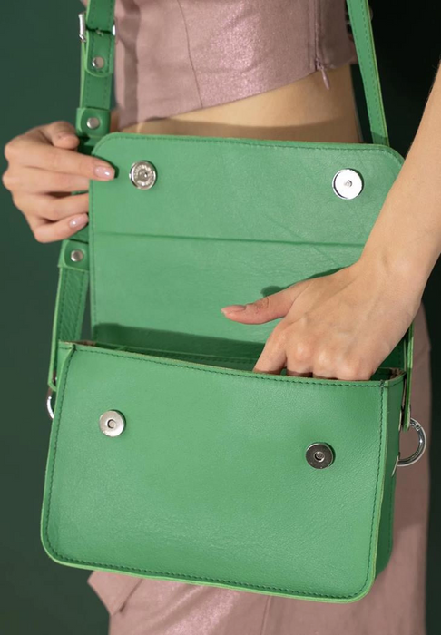 Small Leather Crossbody Bag for Women – Minimalist Style