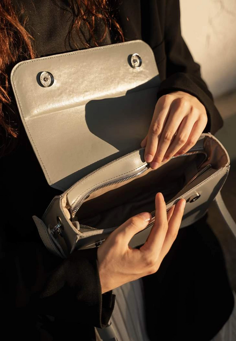 Small Leather Crossbody Bag for Women – Minimalist Style
