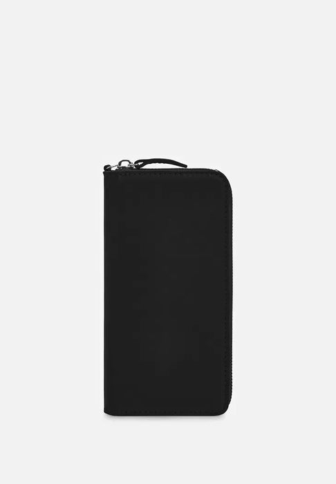 Classic Leather Wallet with Zipper – Secure and Sophisticated