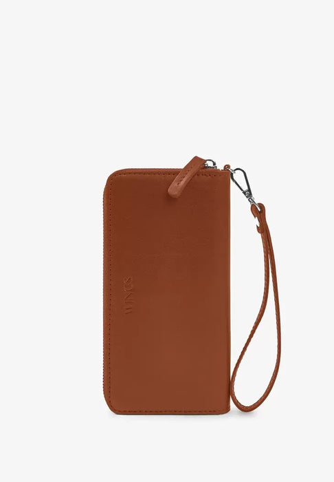 Classic Leather Wallet with Zipper – Secure and Sophisticated