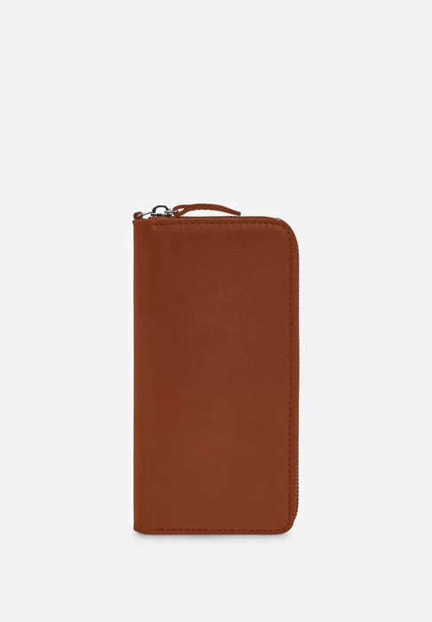 Classic Leather Wallet with Zipper – Secure and Sophisticated