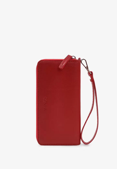 Classic Leather Wallet with Zipper – Secure and Sophisticated