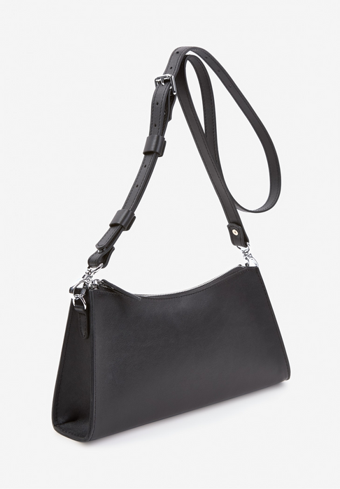 Compact Leather Handbag with Timeless Appeal