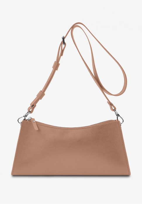 Compact Leather Handbag with Timeless Appeal