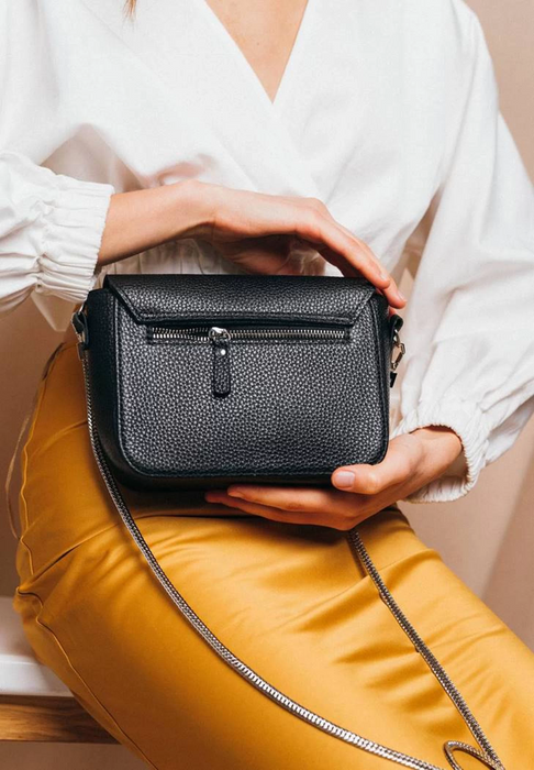 Soft Grain Leather Purse for Women - Elegant Bag